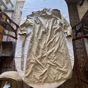 Neiman Marcus–labeled trench rain coat